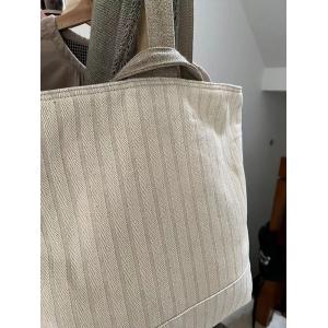 Minimalist Chic Cotton Linen Korean Tote Bag