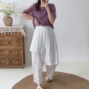 Hippie Style Layer Beach Pants Ramie Designer Thai Trousers