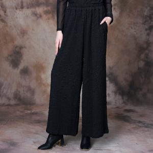 Asymmetrical Long Vest with Pleated Wide Leg Pants Sets