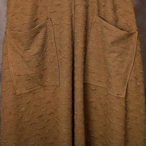 Front Pocket Pleated Poncho Plus Size Ginger Cape