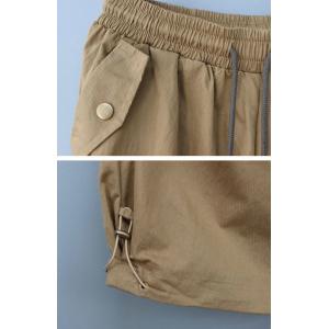 Street Style Baggy Cargo Pants Ladies Cotton Sweat Pants