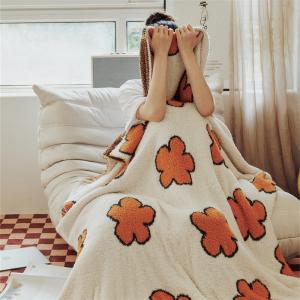 Soft Cozy Flowers Blankets Full Size Modern Throw