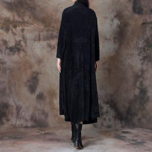 Earthy Tone Wool Long Cardigan Elegant Tied Coat