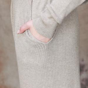 High Neck Cozy Tassel Sweater with Loose Cashmere Pants