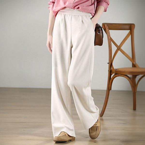 Casual Style Cozy Straight Leg Sweat Pants