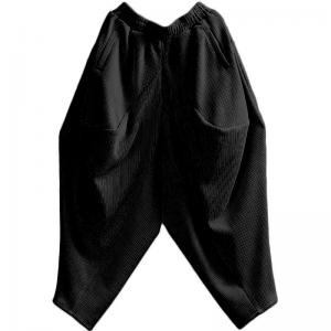 Street Style Drop Crotch Pants Women Apricot Custom Harem Pants