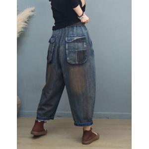 Solo Front Pocket Acid Wash Jeans Baggy Dad Jeans