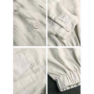 Copenhagen Style Linen Oversized Short Jacket