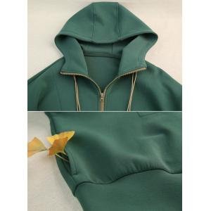 Sports Style Chunky Cotton Hooded Jacket