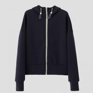 Sports Style Chunky Cotton Hooded Jacket
