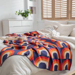 Abstract Rainbow Kids Full Size Blanket