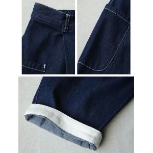 Cotton Baggy High Rise Cuffed Jeans for Women