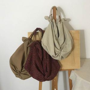 Boho Chic Cotton Linen Designer Hobo Handbag