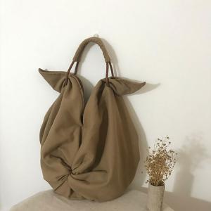 Boho Chic Cotton Linen Designer Hobo Handbag