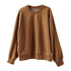 Oversized  Wool Blend Long Sleeves Sweatshirt