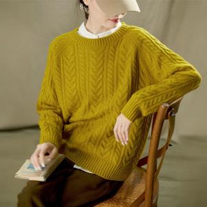 Winter Chunky Cable Knit Fisherman Jumper