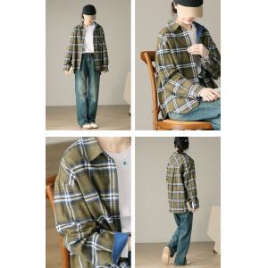 Loose-Fitting Cotton Tartan Shacket