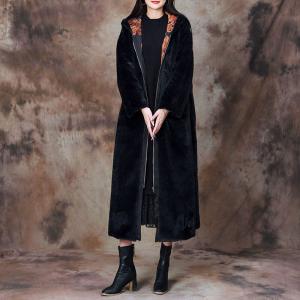 Black or Printed Reversible Mink Coat