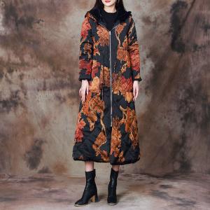 Black or Printed Reversible Mink Coat