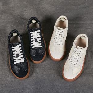 Comfy Casual Leather German Army Trainers