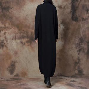 Winter Loose Minimalist Turtleneck Dress