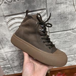 Chunky Shoelaces Side Zip Desert Martin Boots