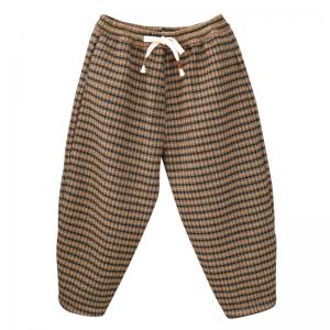 Winter Fleeced Pull-On Tweed Tartan Trousers