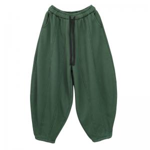 Cotton Fleeced Baggy Balloon Sweat Pants