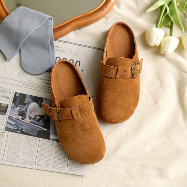 Summer Style Suede Birkenstock Shoes Womens Slip-On Slippers