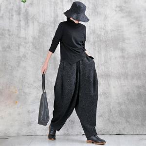 Customized Manual Cotton Linen Jacquard Elephant Pants