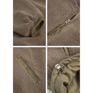 Front Zip Oversized Polar Fleece Jacket