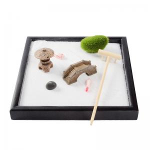 Japanese Tabletop Meditation Zen Garden Office Home Desktop Relaxation Sandbox