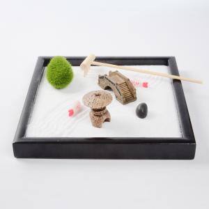 Japanese Tabletop Meditation Zen Garden Office Home Desktop Relaxation Sandbox