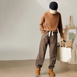 Sports Style Fleeced Winter Jogging Pants