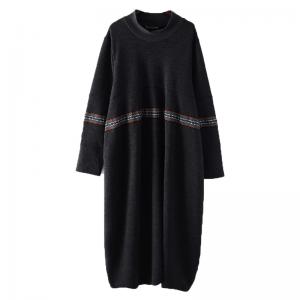 Totem Stripes Plus Size Cocoon Dress