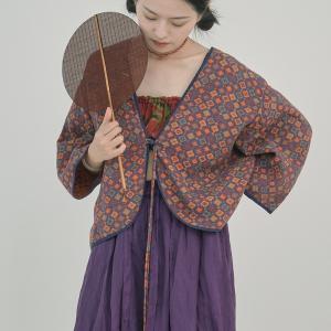 Eastern Chic Bat Sleeves Cotton Hanfu Cardigan