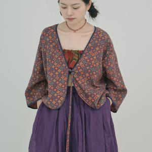 Eastern Chic Bat Sleeves Cotton Hanfu Cardigan