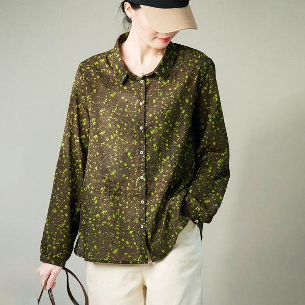 Business Cotton Green Long Sleeves Shirt