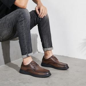 Casual Business Leather Tied Dad Shoes