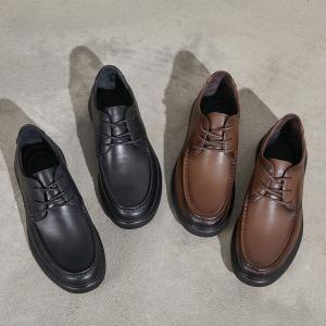 Casual Business Leather Tied Dad Shoes