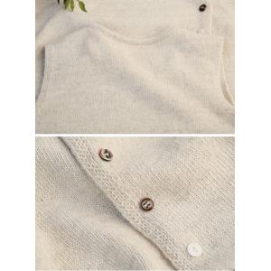 Cozy Chic Wool Button Down Sweater Vest