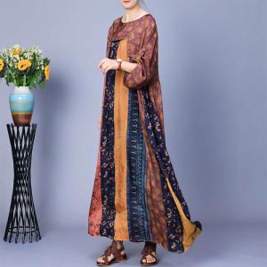 Loose-Fitting Floral Modest Spring Dress