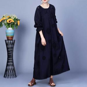 Crochet Embroidery Maxi Cotton Resort Dress