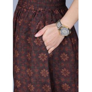 Patchwork Flowers Long Shirt Cardigan with Silk Wide Leg Pants