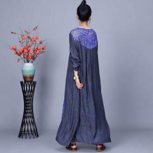 Chinese Pankou Loose Modern Qipao Dress