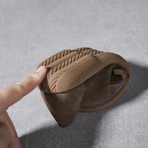 Casual Cozy Cowhide Slip on Work Shoes