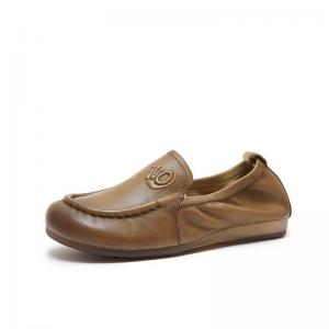 Daily Casual Soft Leather Cozy Mom Loafers