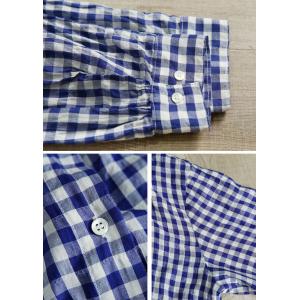 Mid-Calf Classic Blue Plaid BF Shirt