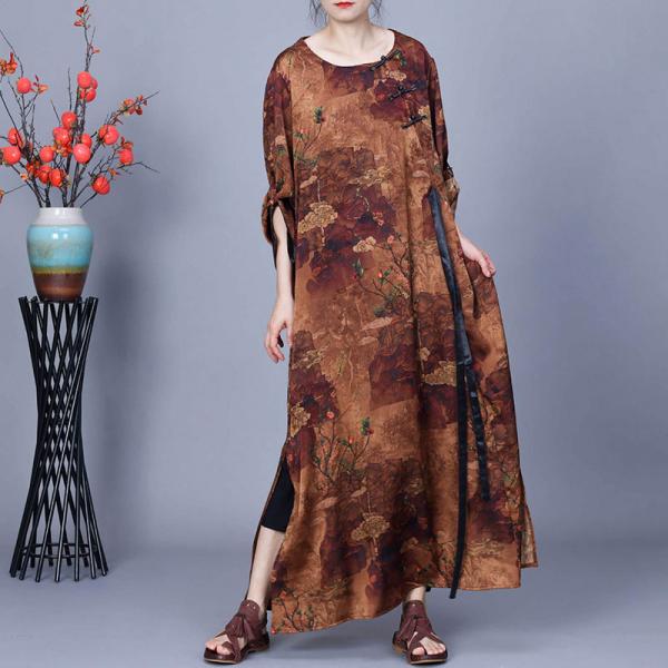 Asymmetrical Eastern Side Slit Modern Cheongsam