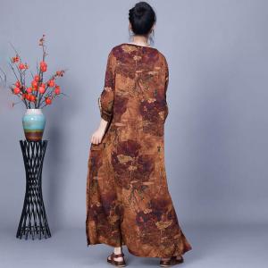 Asymmetrical Eastern Side Slit Modern Cheongsam